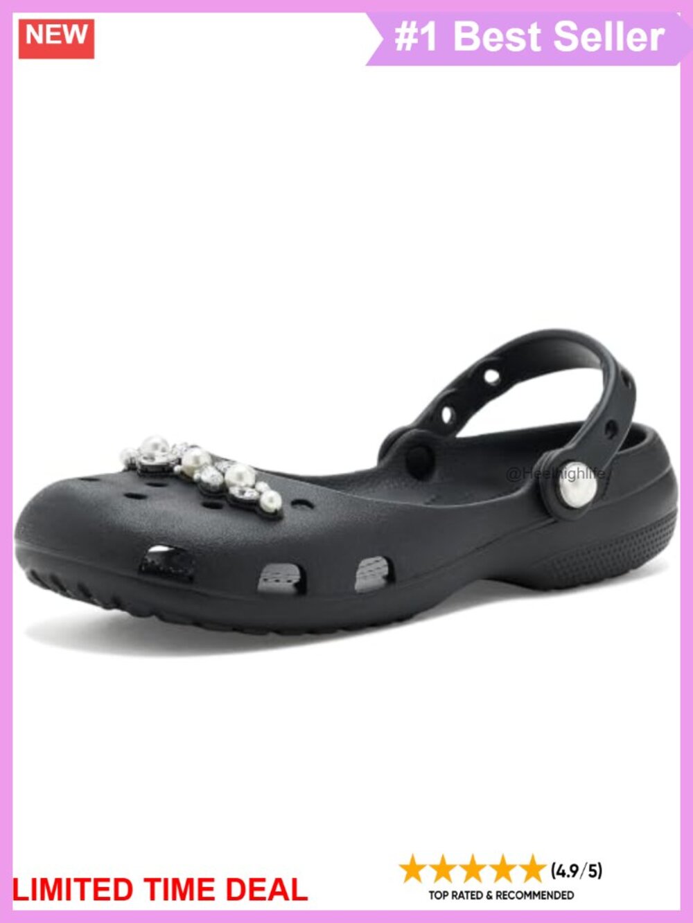 EVA Ballet Flats with Ventilation Ports & Water-Resistant Pull-On Design
